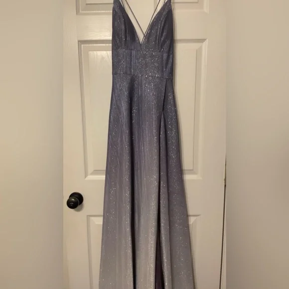 open lace back dress Off the Shoulder Purple Ombre Long Prom Dresses, Off the Shoulder Purp –  Eip Collection